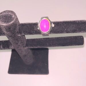 NIBag Bozhi Beaded Locket Quartz Analog Watch Adjustable Ring